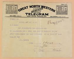 A send telegram tool has been created to assist in telegram creation and dispatch to the uk and overseas. Messages By Wire Telegrams From The Time Of The First World War Exhibits Archives Of Manitoba