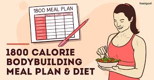1800 calorie bodybuilding meal plan