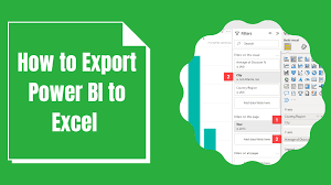 how to export power bi to excel