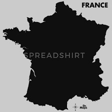 Daarvan bevinden zich 21 in het moederland. Frankrijk Frankrijk Kaart Dr Kaarten Zwart Baby T Shirt Spreadshirt