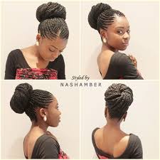 Look out for my next small feed in braids, ghana braids, protective hairstyle for natural hair, ponytail braids, stitch. Cornrow Hairstyles With A Bun 73629 Cornrow Bun
