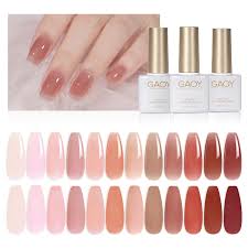 gaoy 15 pcs jelly gel nail polish kit