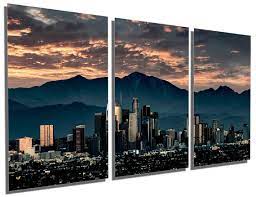 Los Angeles Skyline Wall Art