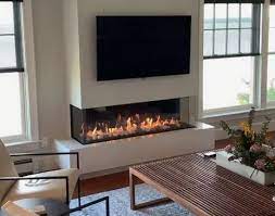 3 Sided Electric Fireplace 60 Inch