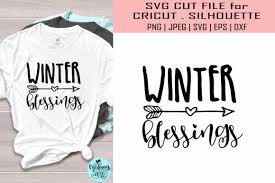 Winter Blessings Graphic By Midmagart Creative Fabrica In 2020 Winter Svg Svg Blessed
