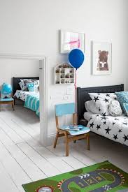 At first, i kinda hated that the beds overlapped the window but once i hung the curtains and tucked them behind the bed frames, i didn't mind. 32 Sharing Bedroom Ideas Fun And Clever Ideas For Kids Rooms To Share Livingetc