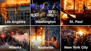 As America burns, riots play into Trump's hands (opinion) - CNN