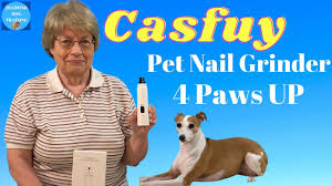 casfuy pet nail grinder how to trim