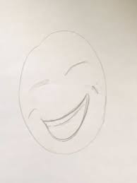 how to draw smiles smirks step by