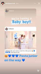 It was cozy, awash in the smells of food and the sounds of guitar. Matt Porter On Twitter Congrats To David Pastrnak And Rebecca Rohlsson Who Are Having Their First A Boy In The Coming Months Pastrnak Will Acquire Dad Strength Https T Co Lpxnxcdcjw