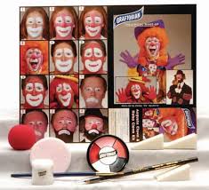 graftobian auguste clown hobo makeup