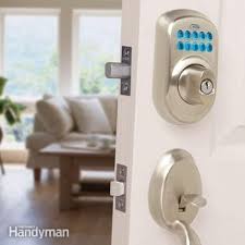 This is a dummy handle set. Upgrade Front Door Locks With Keyless Door Locks Diy