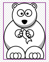 This is the gagsta bear , you better not be on his bad side ! Collection Of Free Bear Drawing Cartoon Download On Polar Bear Facts For Kids Hd Png Download 730x979 2641491 Pngfind
