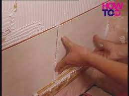 How To Tile A Bathroom Wall Doing The