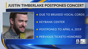 Justin Timberlake Cancels Buffalo Concert Again
