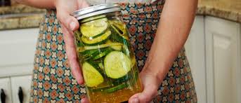 Pour cooled vinegar mixture over cucumber mixture. Refrigerator Pickles Video Growing A Greener World