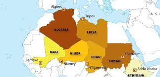 top 10 largest african countries by area