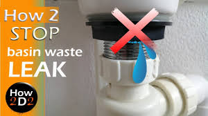 how to fix wash basin waste leak for