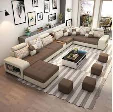 Stylish Sectional Fabric Sofa Sofa