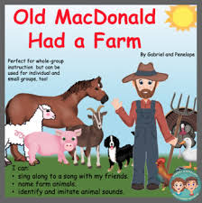 Each verse of the song changes the name of the animal and its respective noise. Old Macdonald Had A Farm No Print No Prep Tpt