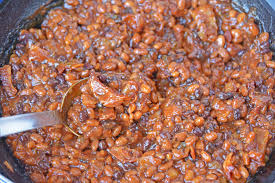 cowboy homemade baked beans baked