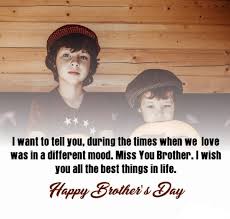 I may not be meeting you today but this messages carries a big bag of happiness for you. Brother S Day 2021 24th May Happy Brothers Day Quotes Wishes Images Gsmarena Com