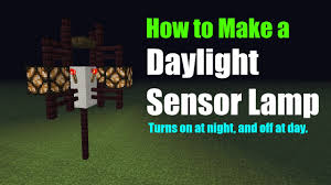 Minecraft 1 5 1 How To Make A Daylight Sensor Lamp