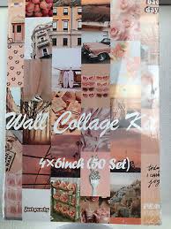 Just Peachy Wall Art Collage Kit 50