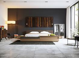 black and white master bedroom shows