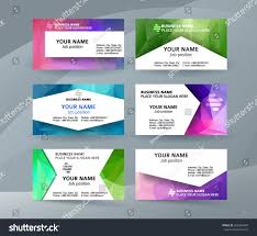 Abstract Professional Designer Business Card One Stock