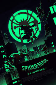 Also, on the poster of chance the rapper in miles' room, chance is wearing a 4 hat instead of his signature 3 hat, further emphasizing a different universe. This Cool Spider Man Into The Spider Verse Poster Art From Matt Ferguson Glows In The Dark Geektyrant