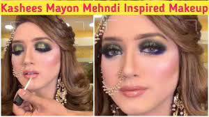 kashees mayoon mehandi inspired makeup