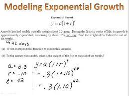 Exponential Growth Word Problems