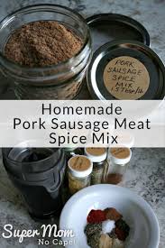 homemade pork sausage meat e mix