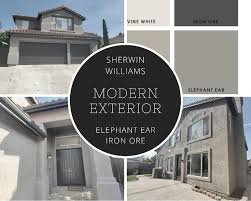 Exterior Paint Stucco Modern Gray