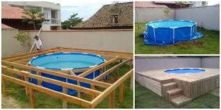 Just have a look at this diy pallet deck construction to get some idea so that you can hack this idea and make the same in your outdoors to enjoy a morning coffee cup and evening drinks with the family and friends. Diy Outdoor Floating Swimming Pool Deck
