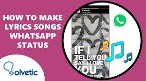 how to make s song whatsapp status