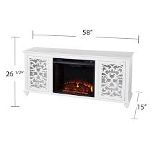 White Electric Fireplace