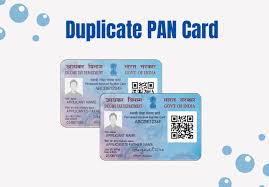 duplicate pan card pan card service
