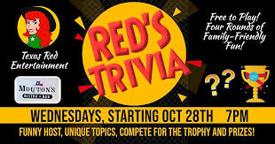 Baker street pub & grille, 8pm · thursday: Trivia Night Wednesdays At Moutons In Cedar Park Texas Free To Play Mouton S Bistro Bar Cedar Park October 28 To October 20 Allevents In