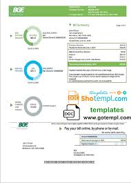 Conveniently, you can also use the contactless payment function in many retailers. Usa Maryland Baltimore Gas And Electric Bge Utility Bill Template In Word Format Bill Template Utility Bill Templates
