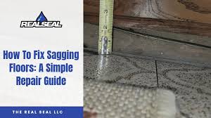 how to fix sagging floors a simple