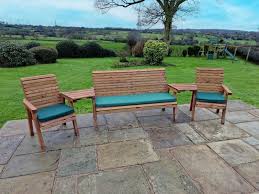 Garden Furniture Set 1 X 3 Seat Bench