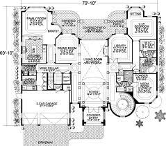 Italian House Plan 6 Bedrooms 5 Bath
