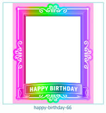happy birthday photo frames happy