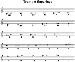 Happy Birthday Trumpet Finger Chart Bedowntowndaytona Com