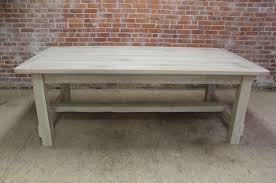 White Washed Farm Table With Custom