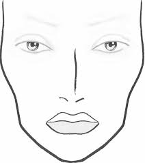 diy blank makeup face charts