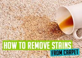 how to remove stains from carpet tips
