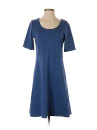 Details About Sahalie Women Blue Casual Dress Sm